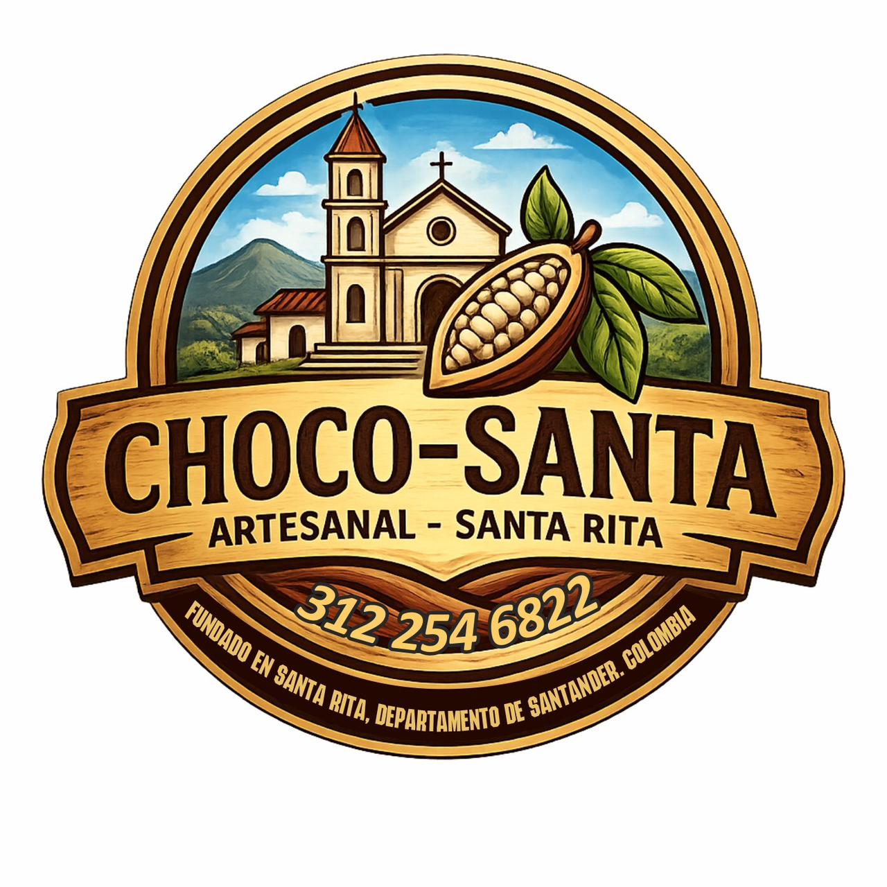 Choco-Santa Logo